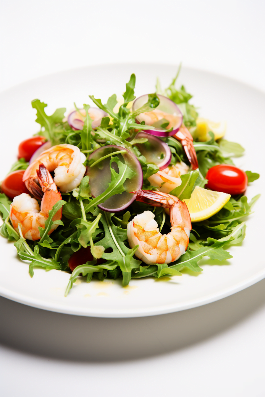 Shrimp and Arugula Salad Final Presentation