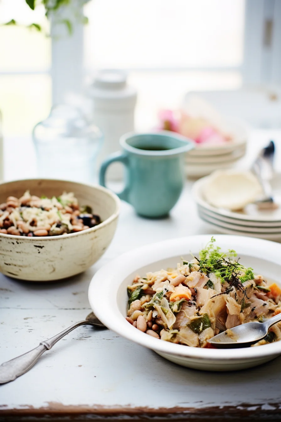 Cooking Slovenian Sauerkraut and Bean Stew (Jota)