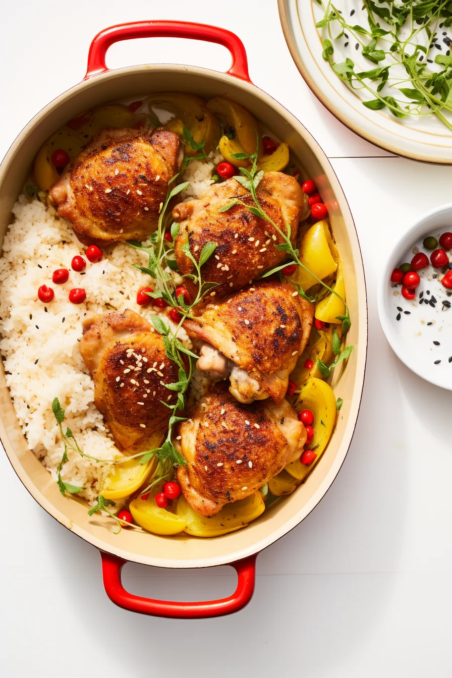 Cooking Spanish Chicken and Rice with Saffron