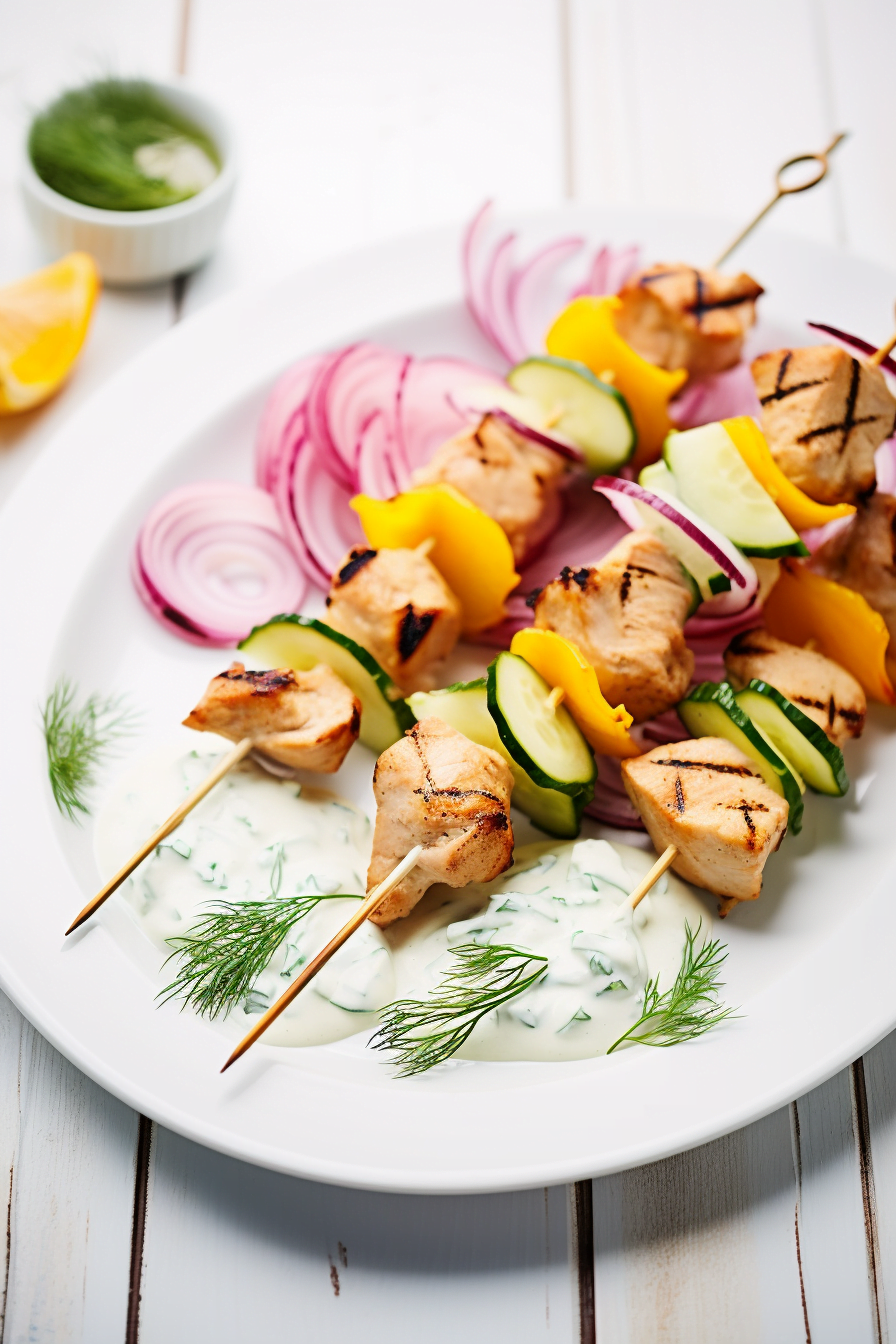 Grilled Spiced Chicken Kebabs