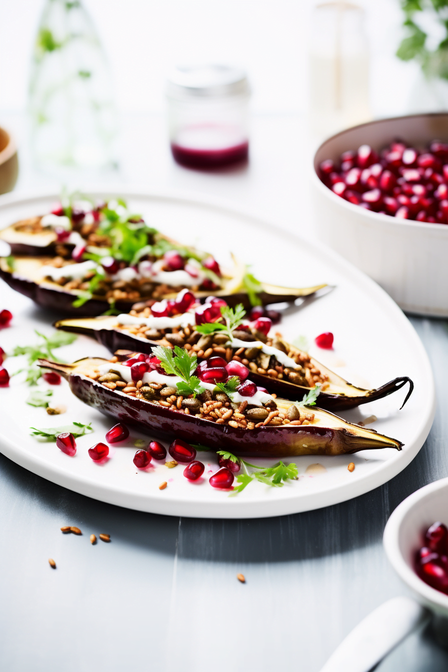 Baked Stuffed Eggplant