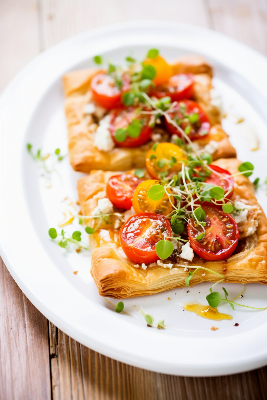 Baked Tomato and Goat Cheese Tart