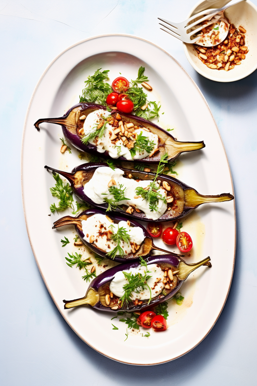 Baked Turkish Stuffed Eggplants