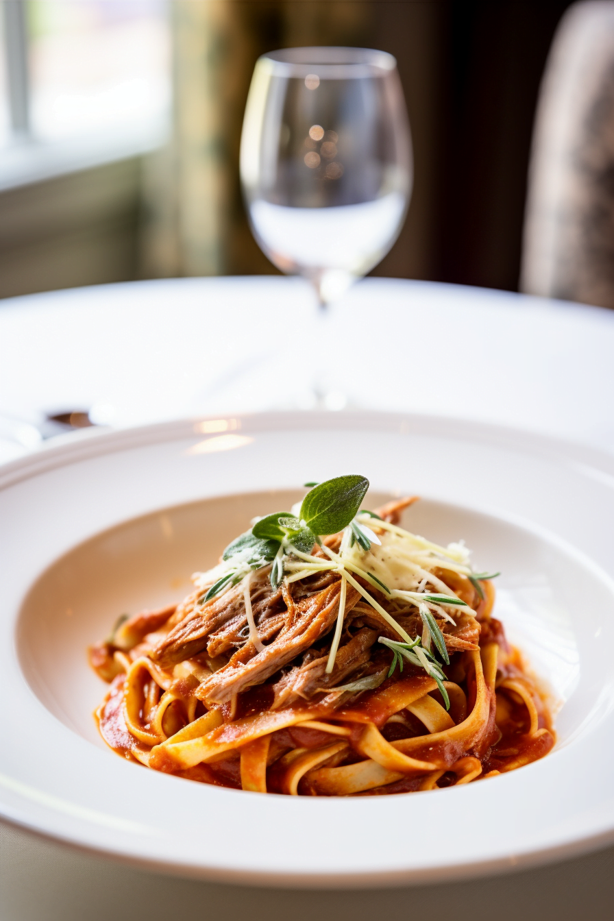 Venetian Duck Ragu with Bigoli Pasta Ready to Serve