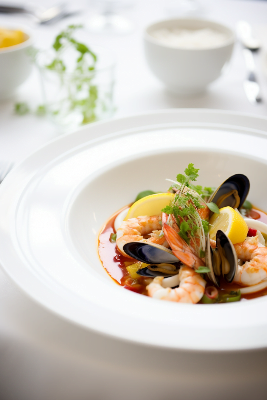 Ingredients for Aegean Seafood Soup