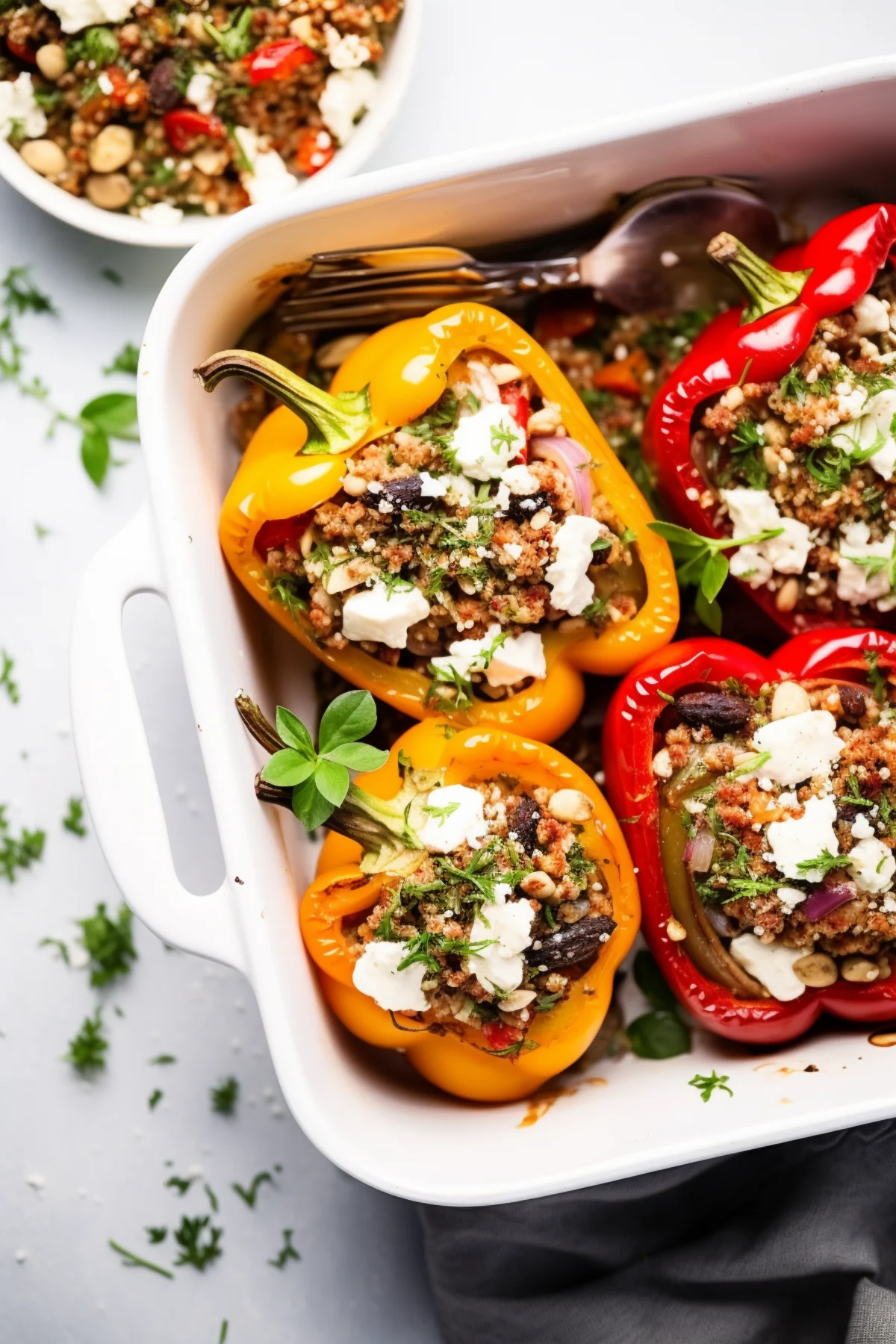 Albanian Stuffed Peppers with Quinoa and Vegetables_001