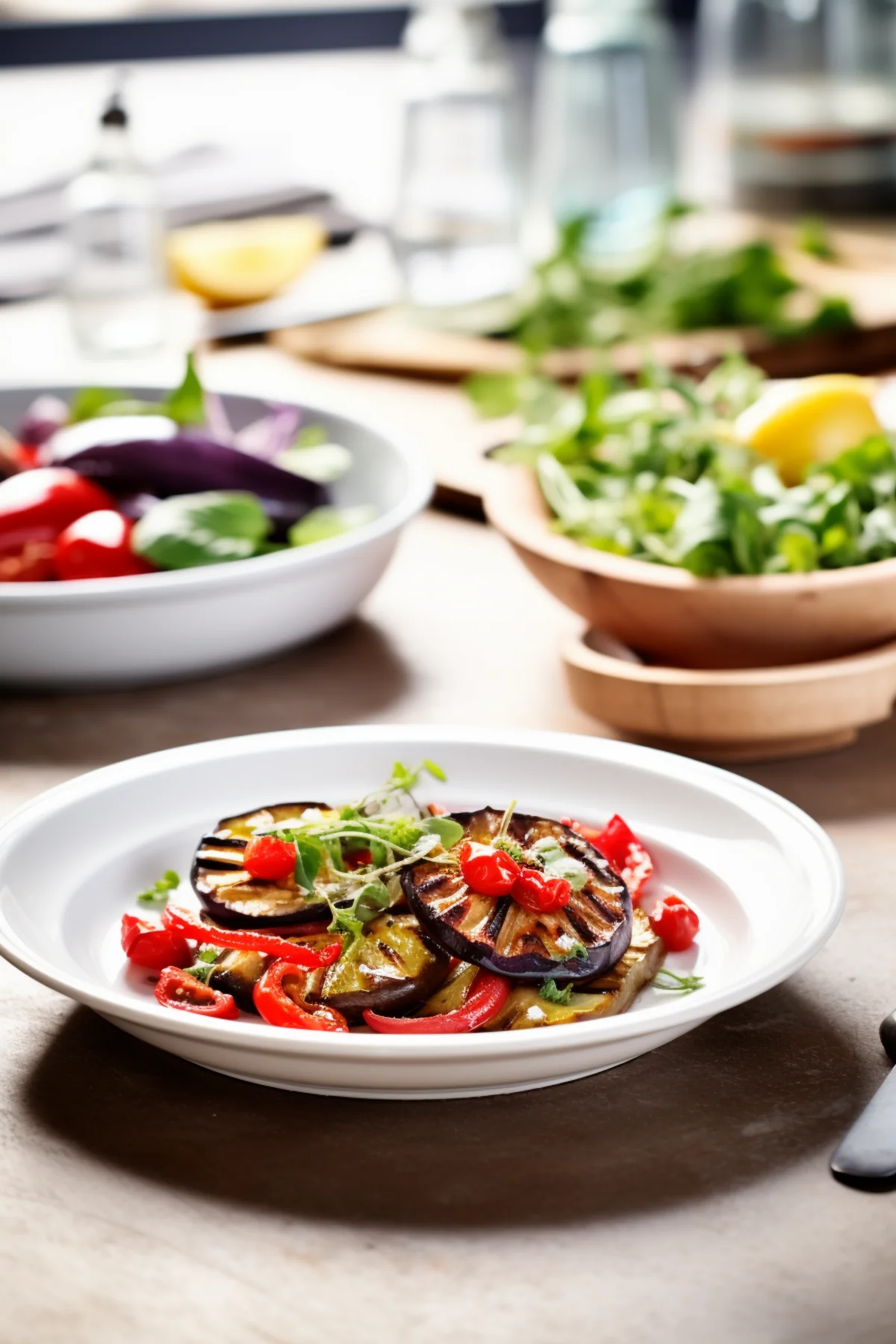 Andalusian Roasted Pepper and Eggplant Salad_001