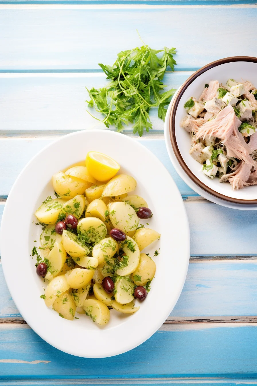 Ingredients for Andalusian Tuna and Potato Salad