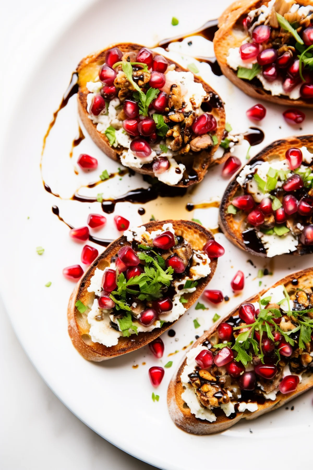 Antakya Olive and Pomegranate Bruschetta_001