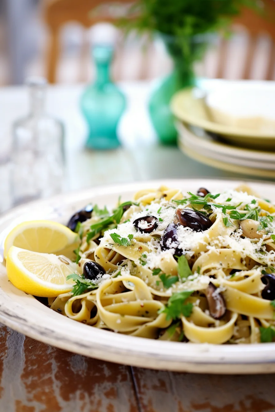 Ingredients for Artichoke and Olive Pasta