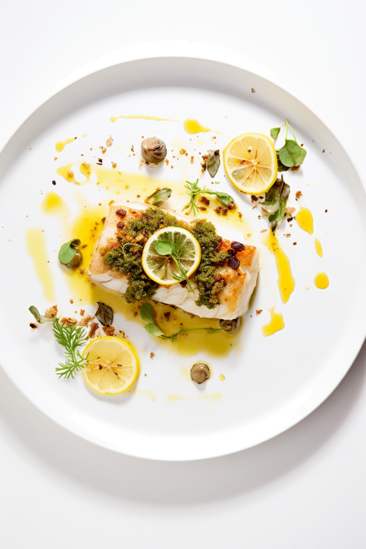 Baked Cod with a Crust of Herbs and Lemon Zest_001