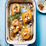 Baked Pear with Cinnamon and Walnuts_001