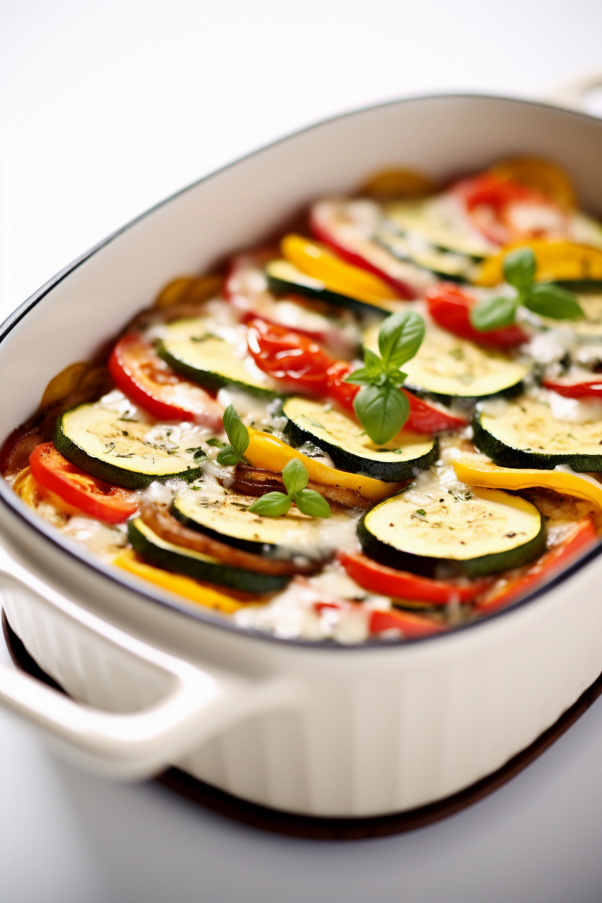 Baked Ratatouille Gratin with Herbed Crumbs_001