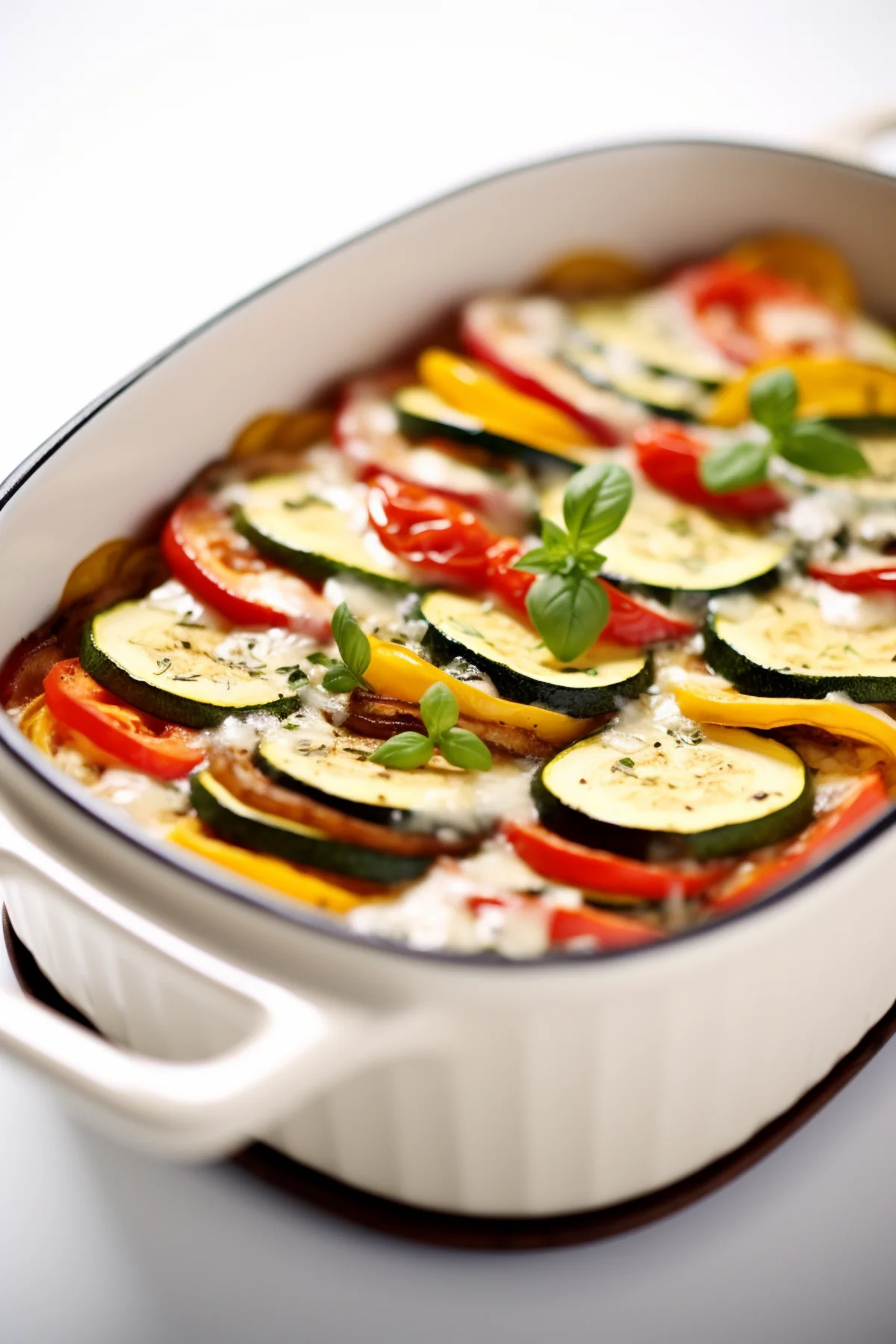 Baked Ratatouille Gratin with Herbed Crumbs_001