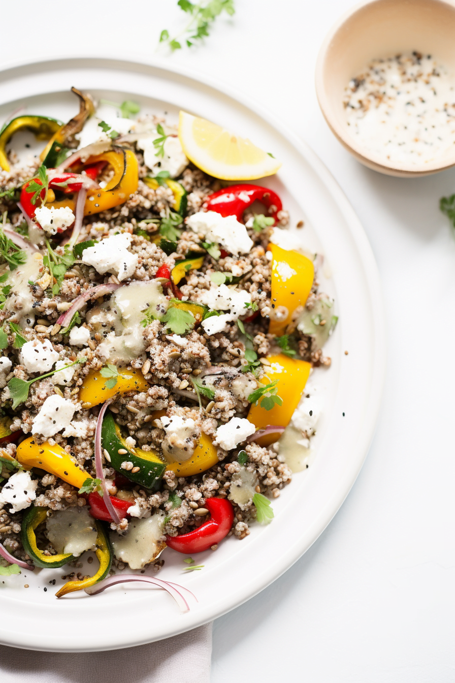 Ingredients for Black Sea Buckwheat Salad