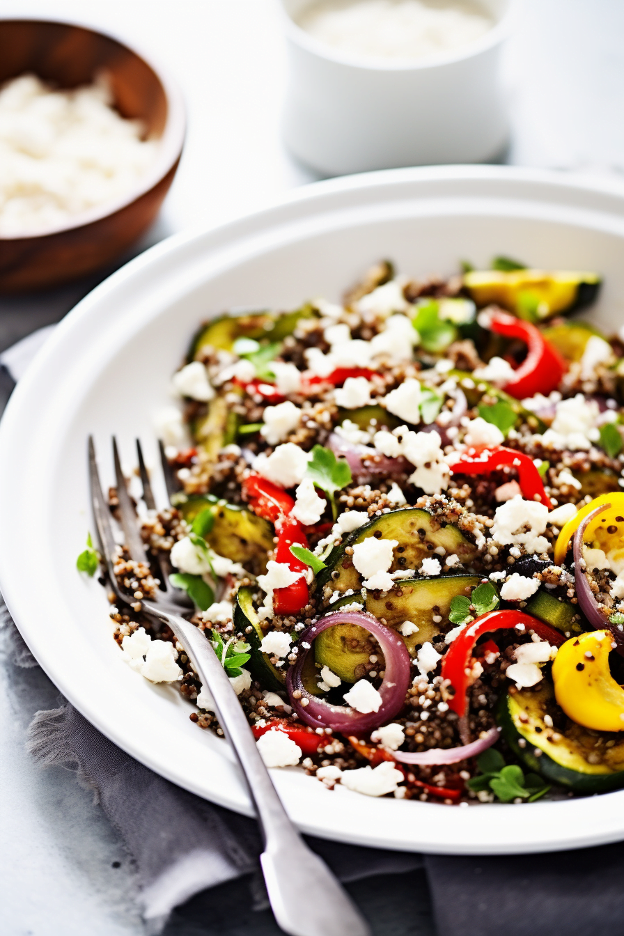 Black Sea Buckwheat Salad with Roasted Vegetables