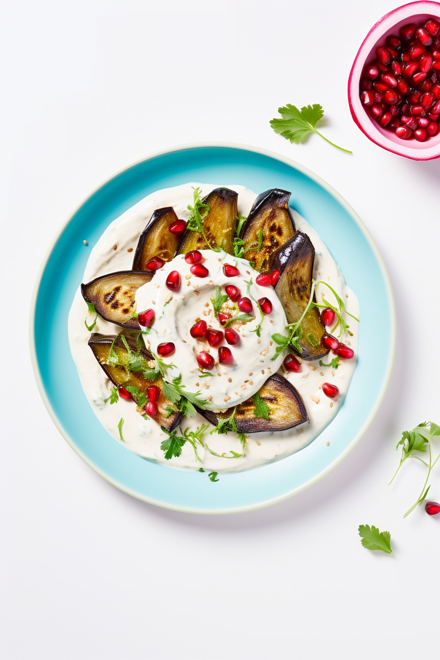 Grilled Eggplant Preparation