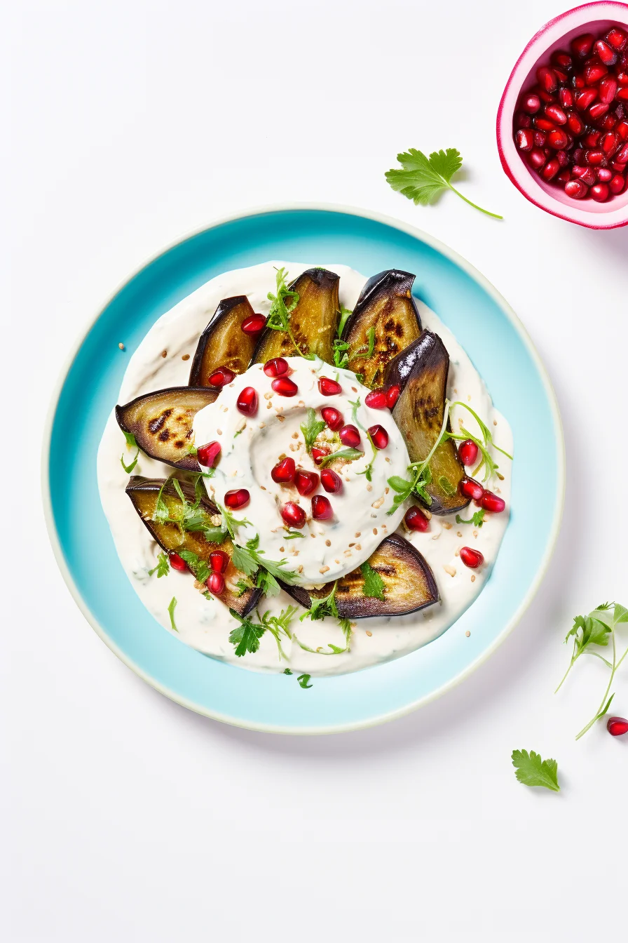 Grilled Eggplant Preparation