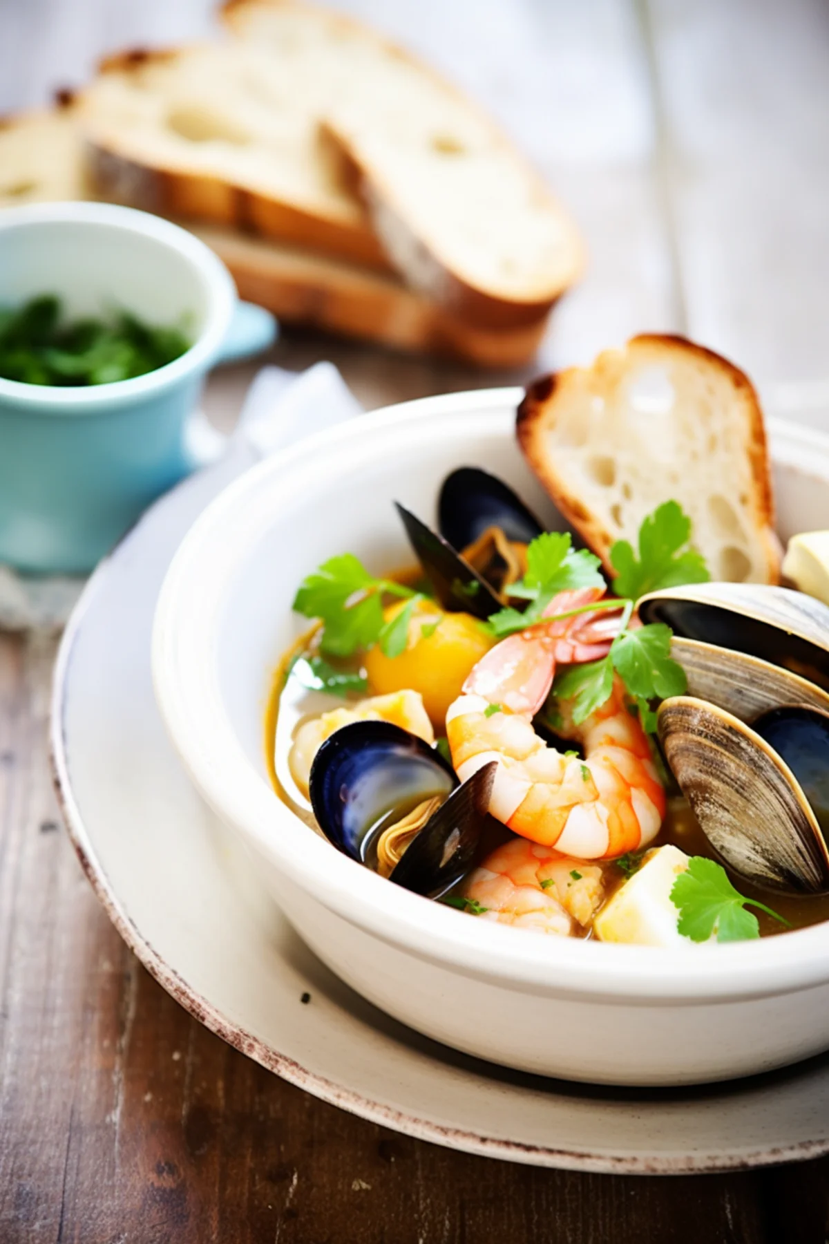 Bouillabaisse with Seafood and Saffron Broth_001