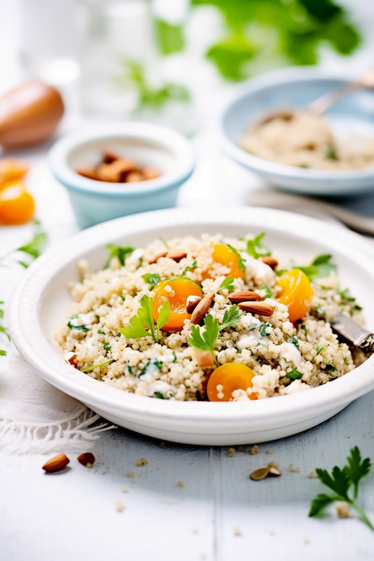 Bulgur Wheat Pilaf with Apricots and Almonds_001