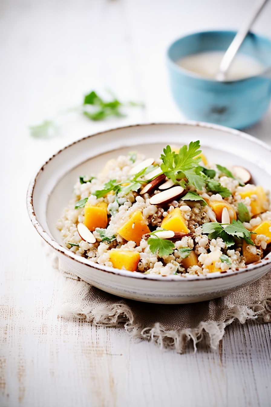 Bulgur Wheat Pilaf with Apricots and Almonds