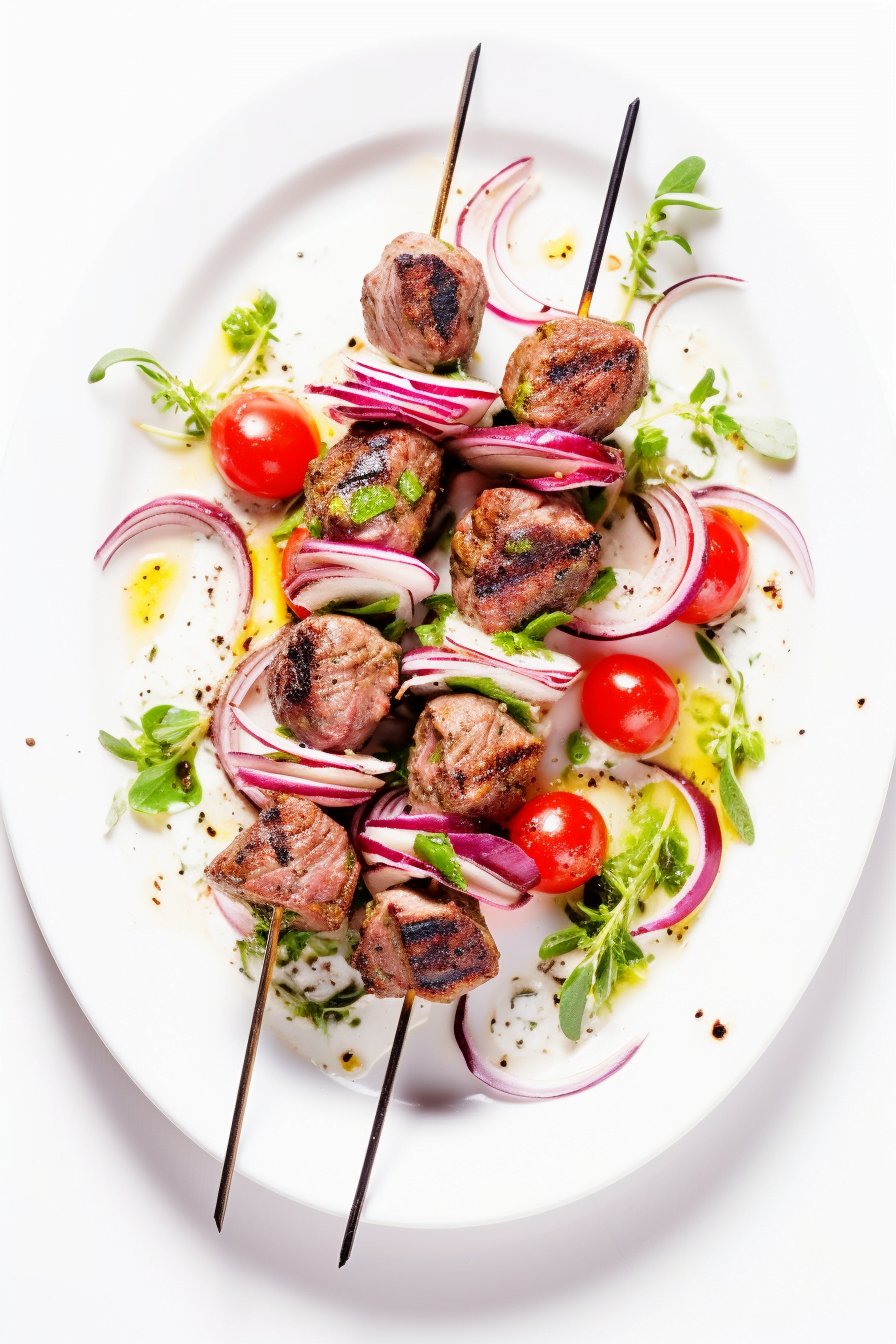 Bursa-Inspired Grilled Lamb Kebabs with Sumac and Tomatoes