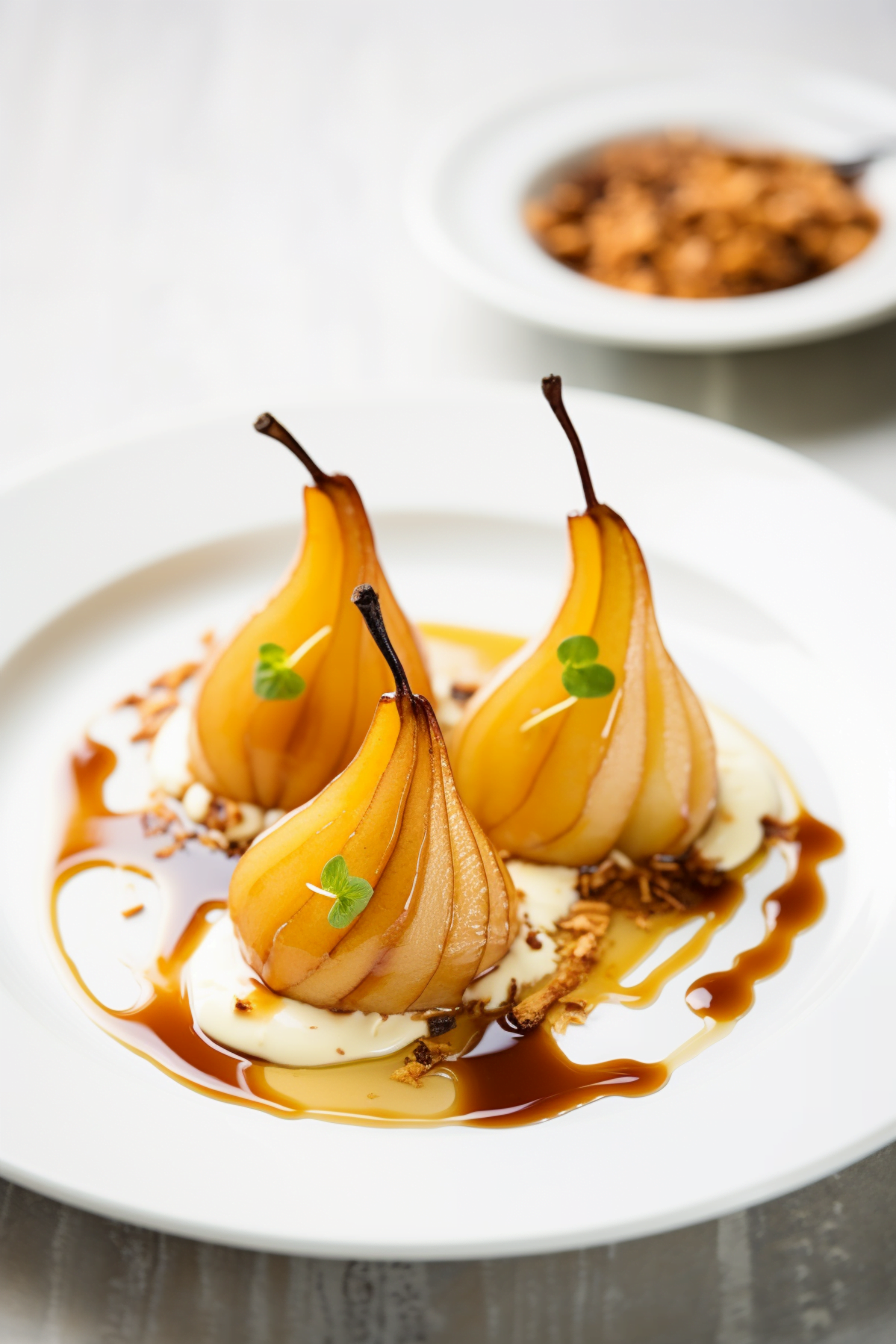 Bursa-Style Poached Pears in Clove and Cinnamon Syrup_001