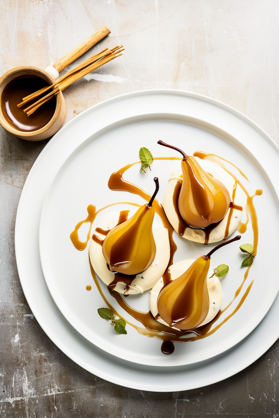 Preparing Bursa-Style Poached Pears