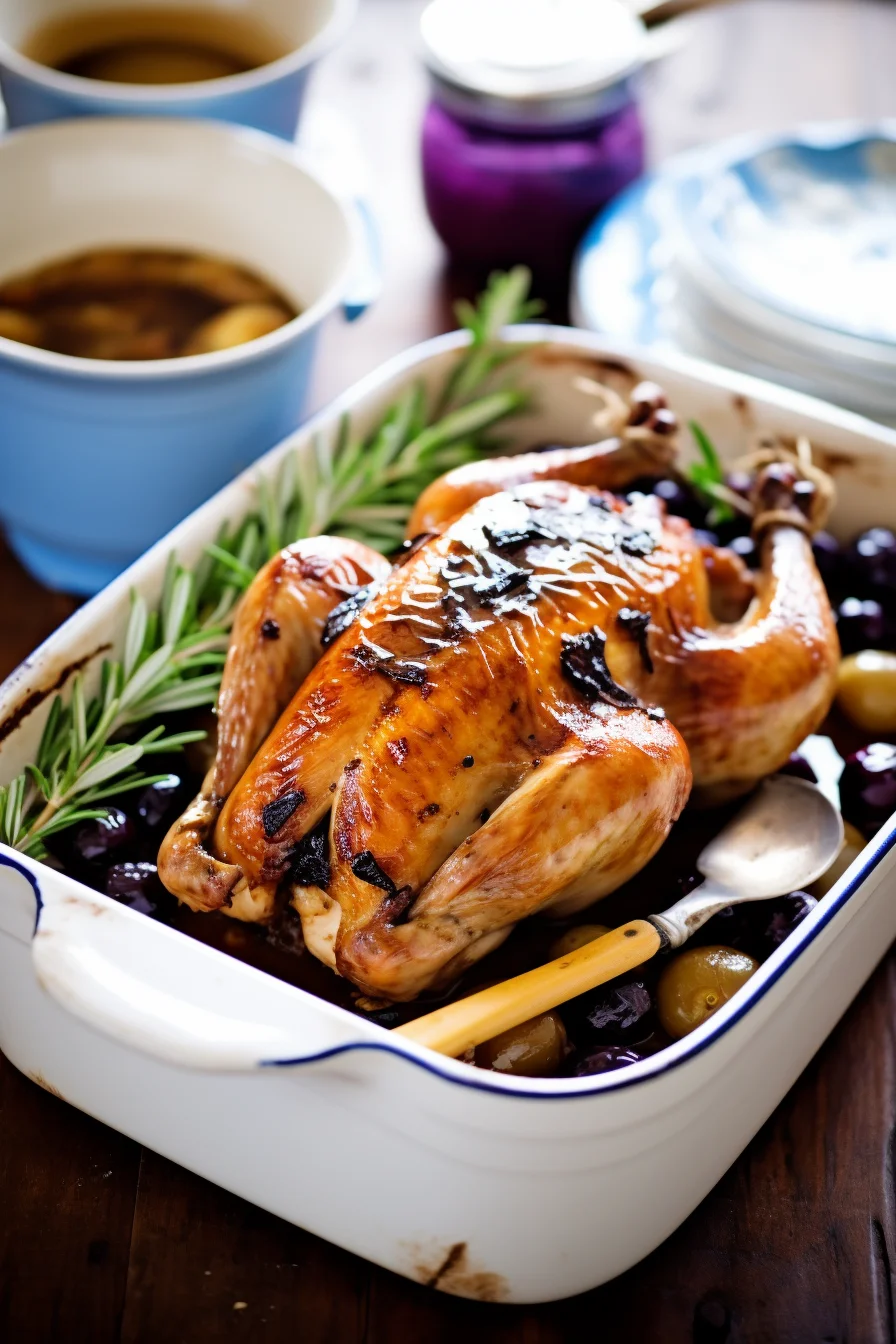 Bursa-Style Roasted Chicken with Prunes and Cinnamon