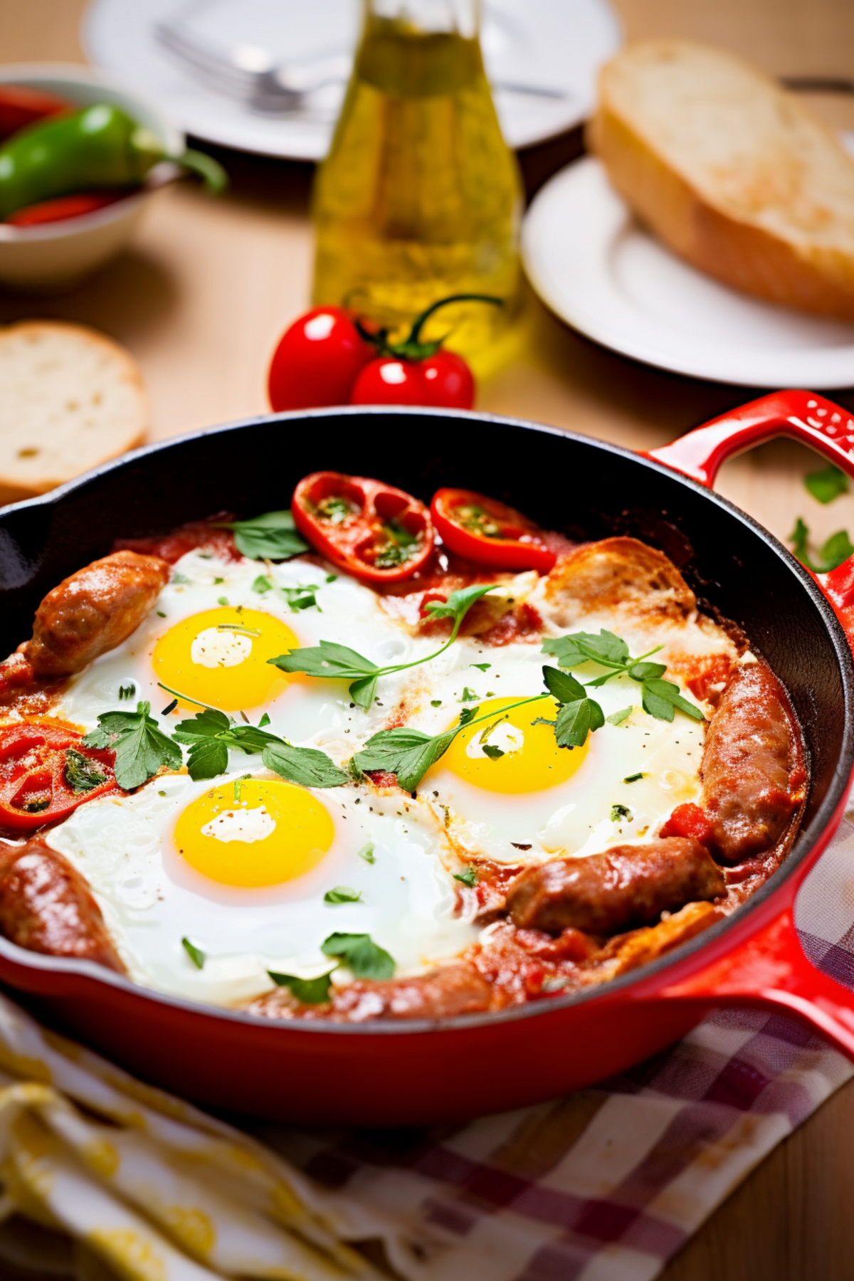 Cajun Spiced Shakshuka with Andouille Sausage_001