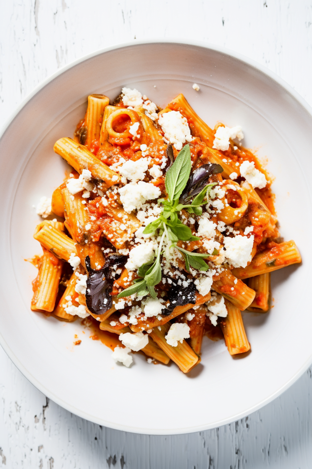 Calabrian Spicy Eggplant and Tomato Pasta (Pasta alla Norma)_001
