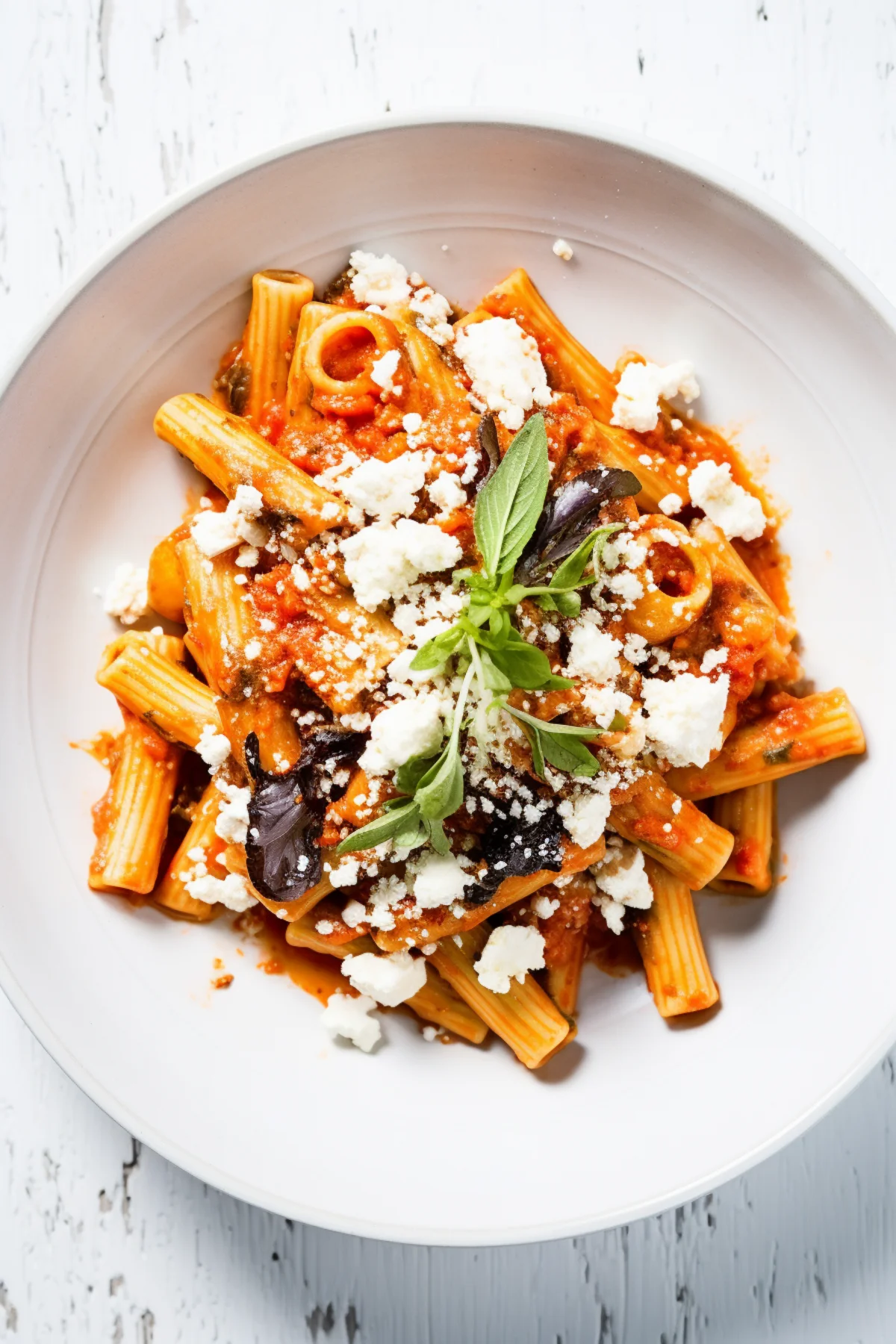 Calabrian Spicy Eggplant and Tomato Pasta (Pasta alla Norma)_001