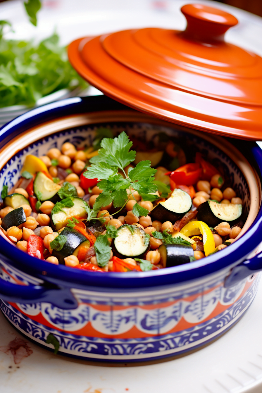 Cappadocia-Style Vegetable and Chickpea Casserole