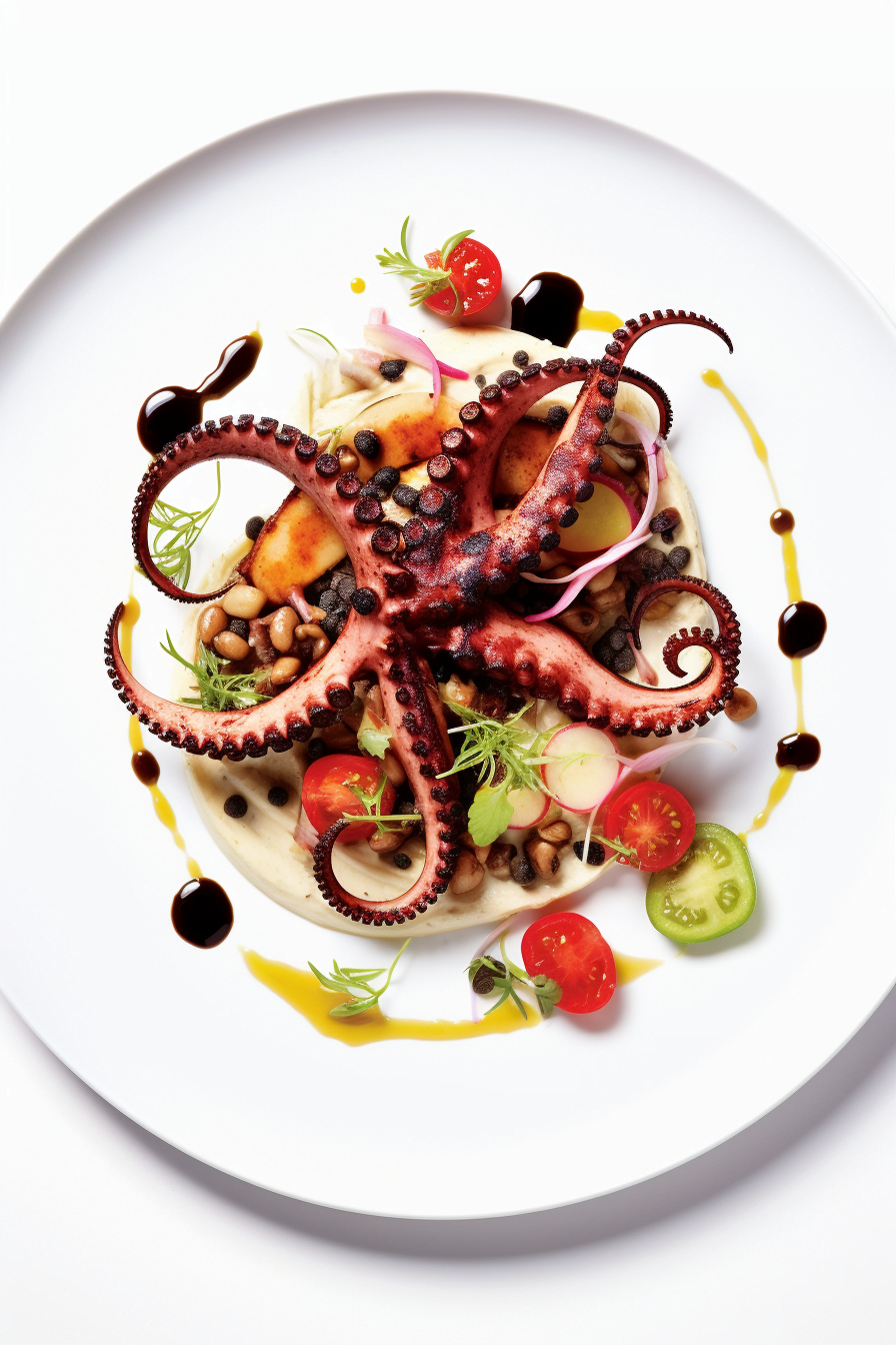Preparing Charred Octopus