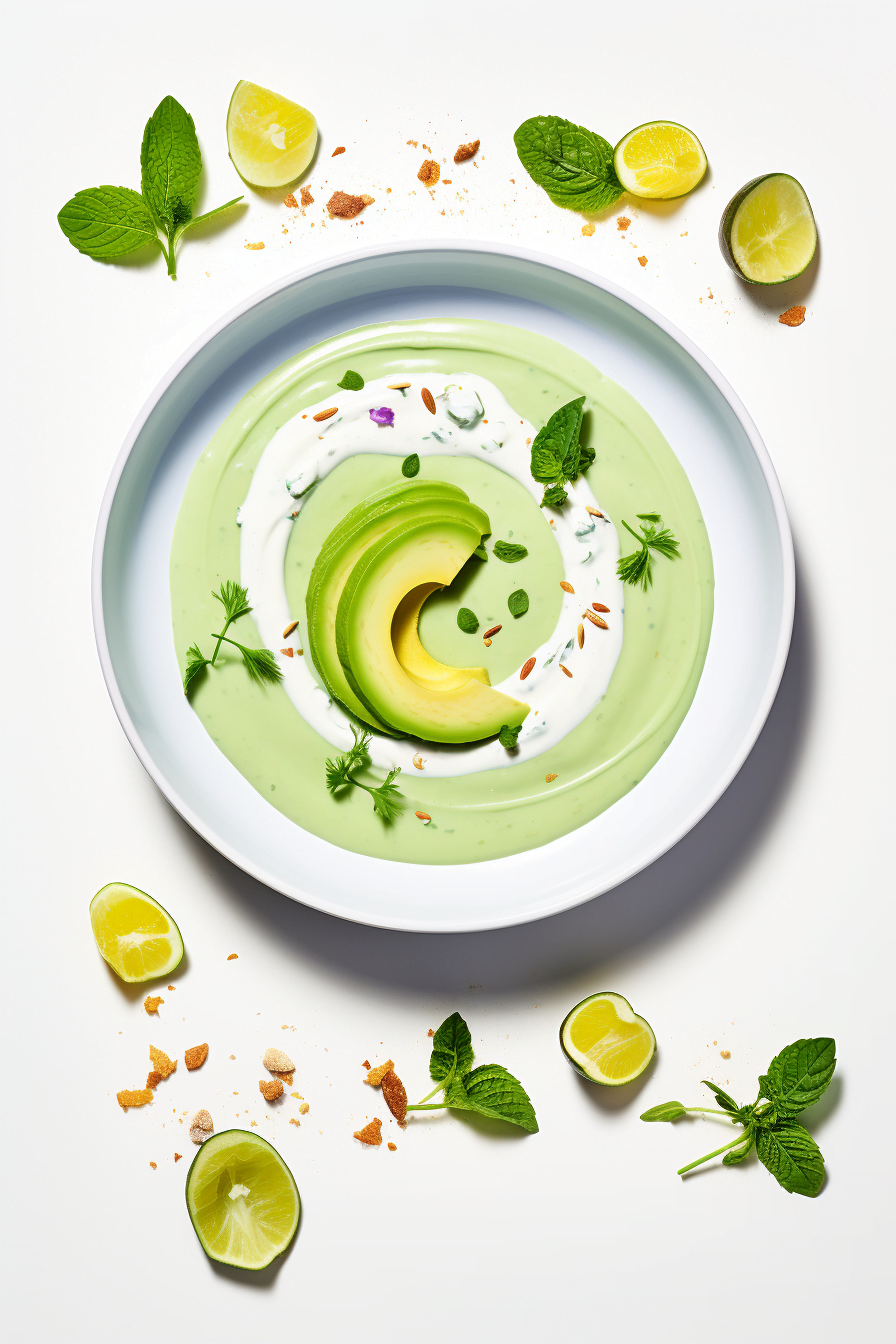 Ingredients for Chilled Avocado Soup