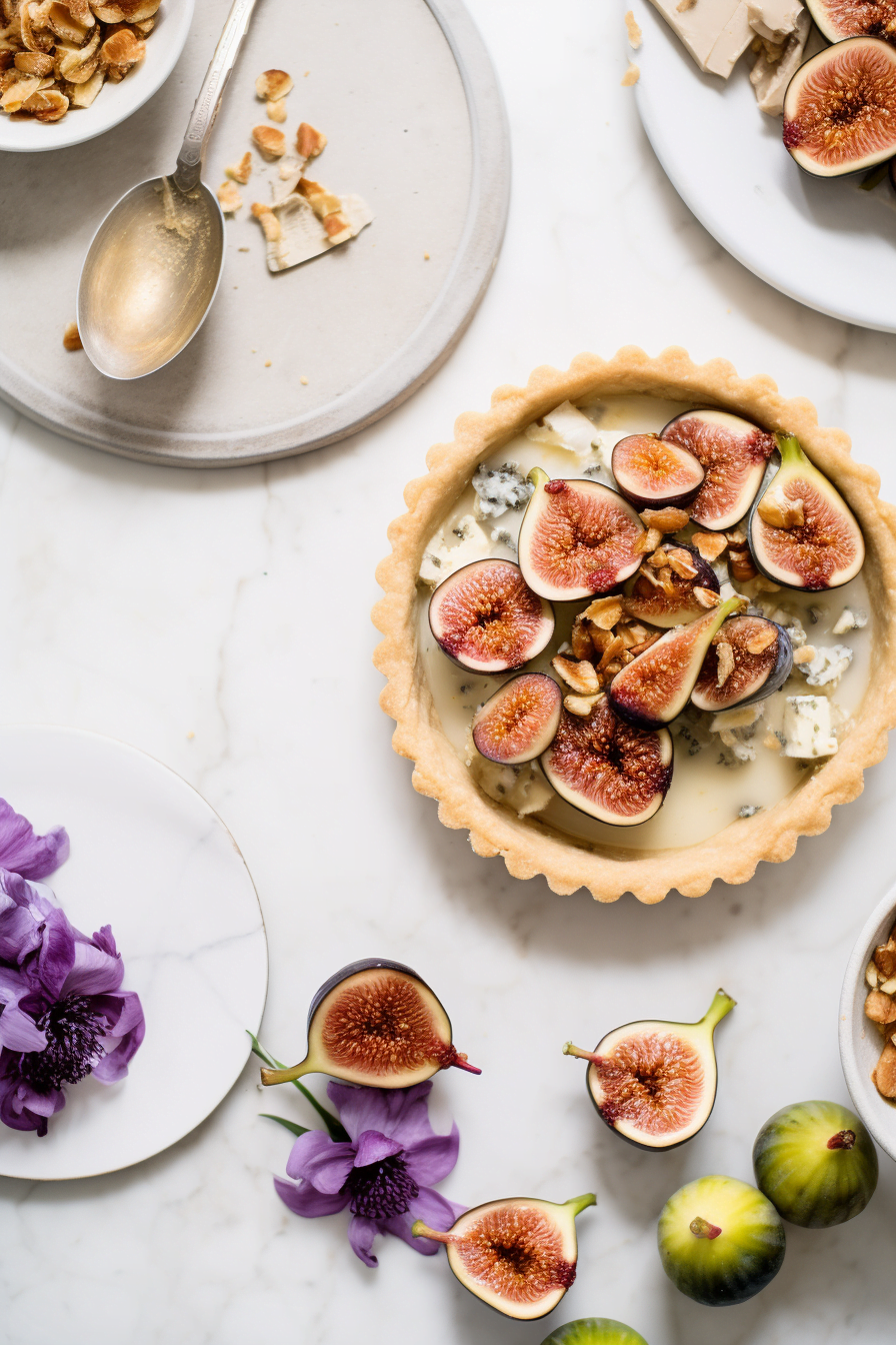 Corsican Fig and Walnut Tart