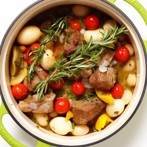 Corsican Lamb Stew with Herbs and White Beans_001