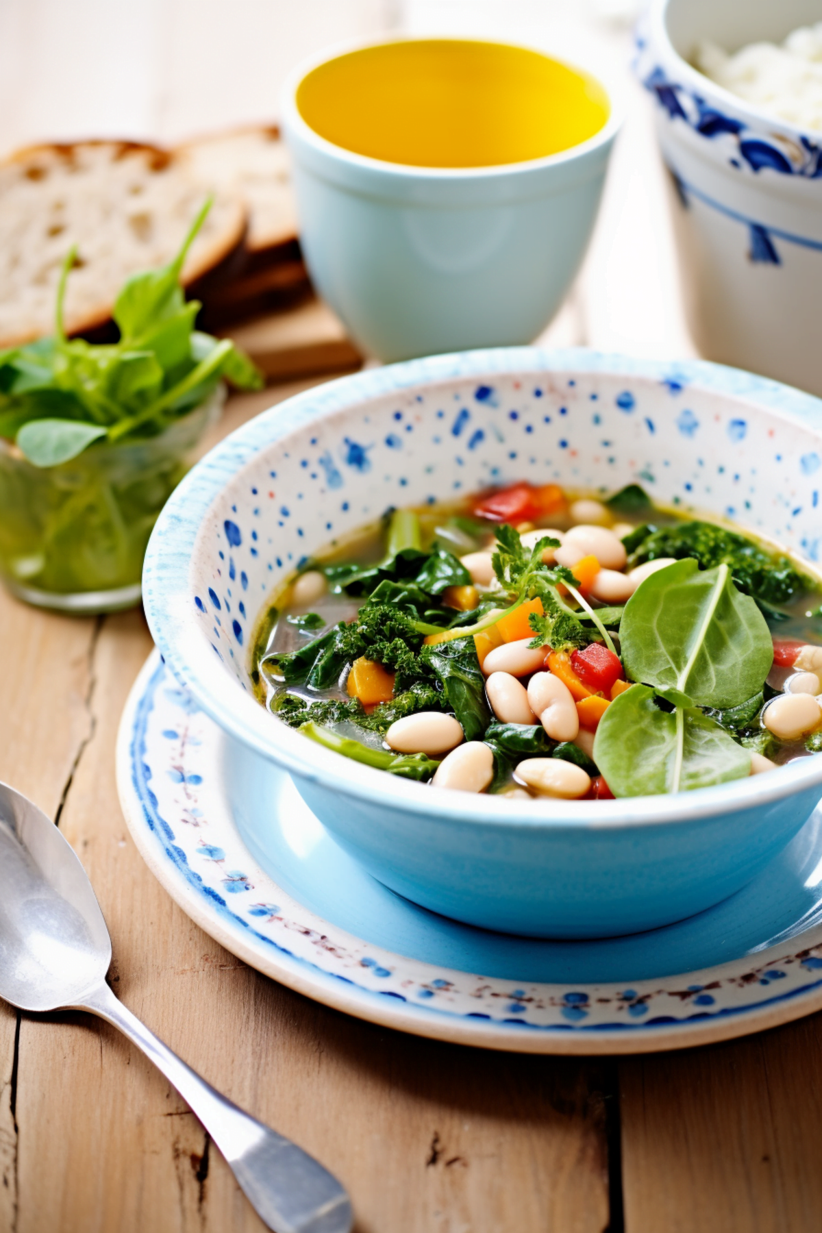 Corsican Minestra Soup with Beans and Greens_001
