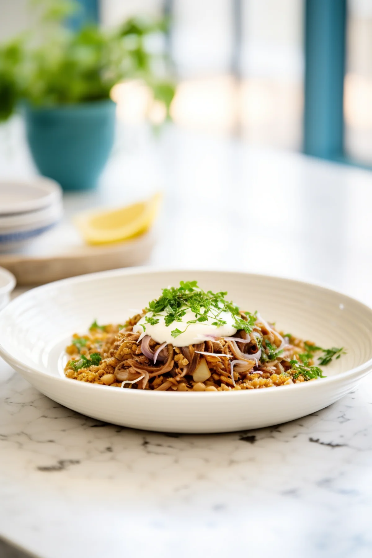 Cypriot Lentils with Rice and Caramelized Onions (Mujaddara)_001