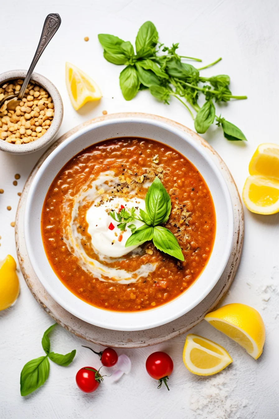 Ingredients for Eastern Turkey Bulgur and Lentil Soup