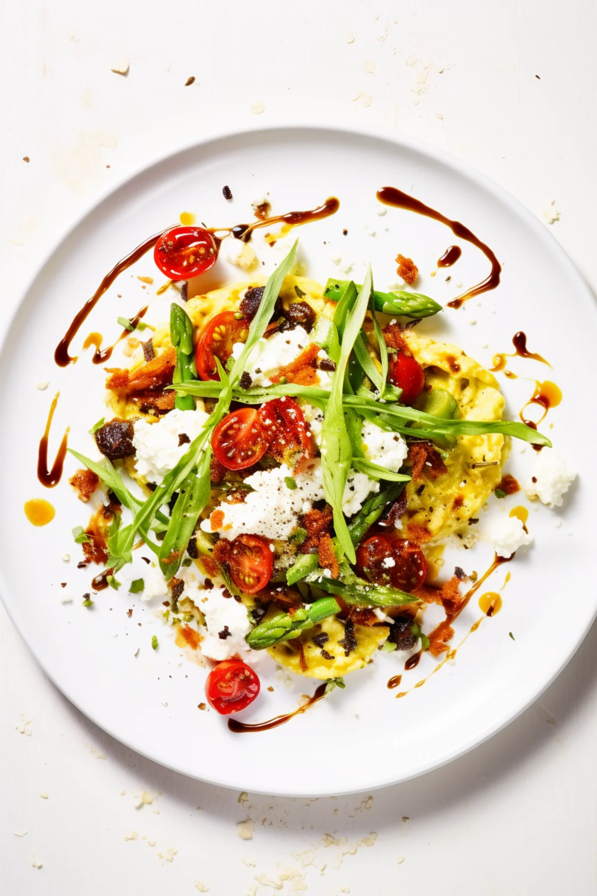 Egg White Scramble with Asparagus and Sun-Dried Tomatoes_001