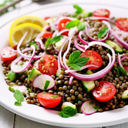 Egyptian Lentil and Tomato Salad (Salata Adas)_001