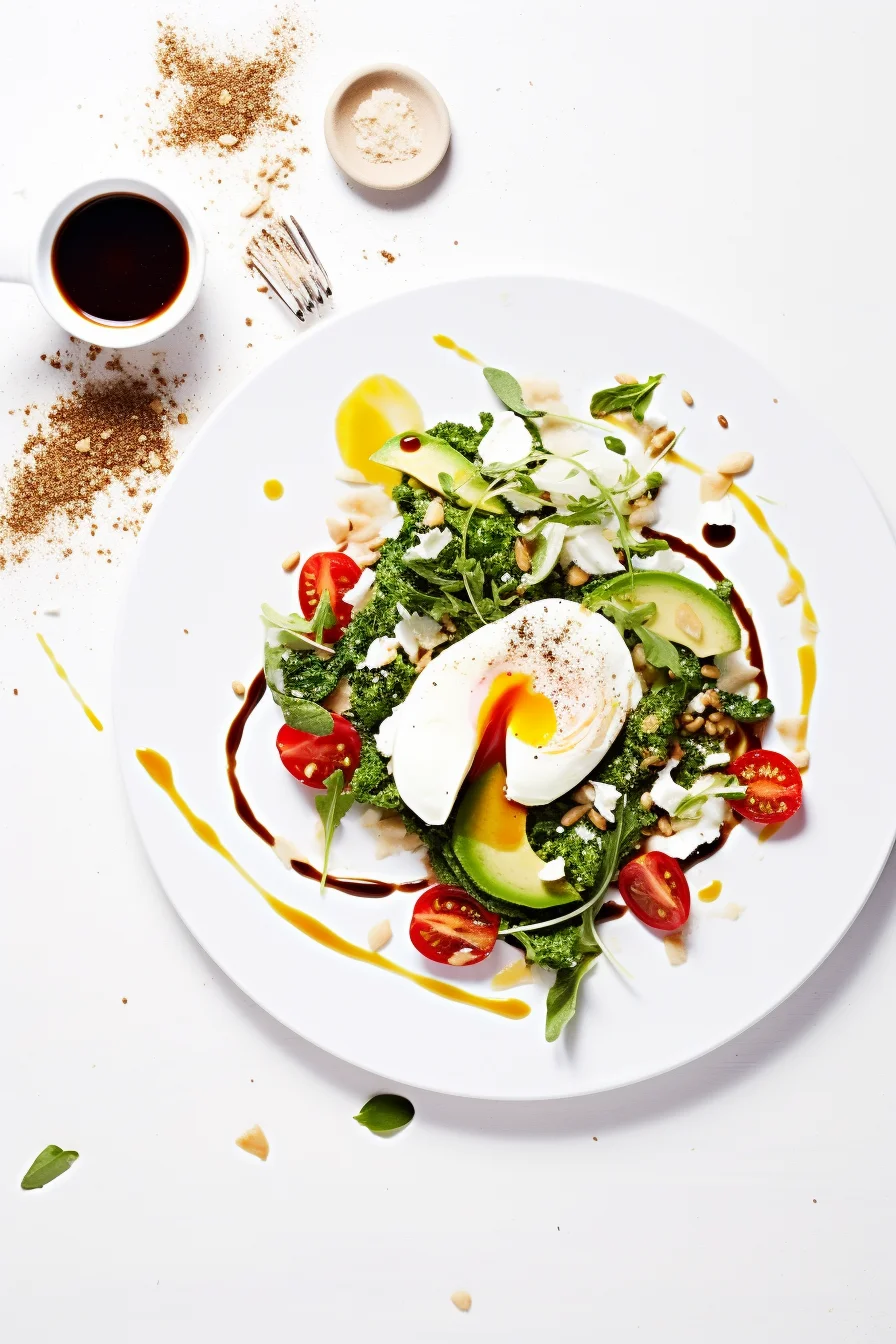 Farro Breakfast Bowl with Poached Egg and Sautéed Greens