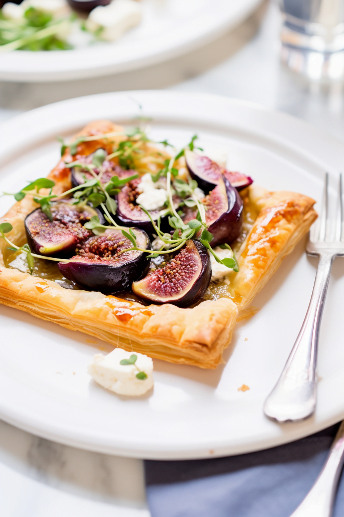 Fig and Goat Cheese Tart with Honey and Thyme_001