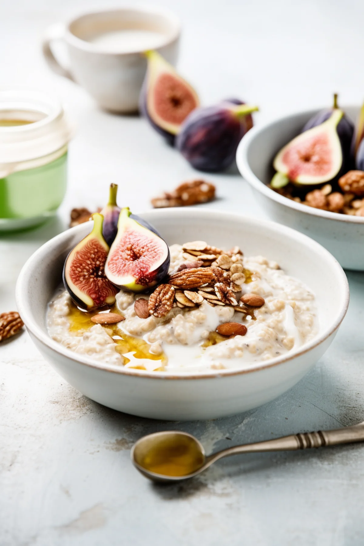 Fig and Walnut Oatmeal with a Splash of Milk_001