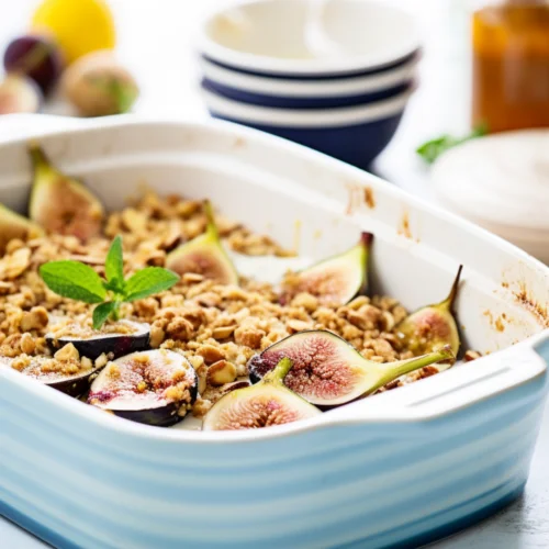 Formentera Baked Figs with Almond Crumble_001