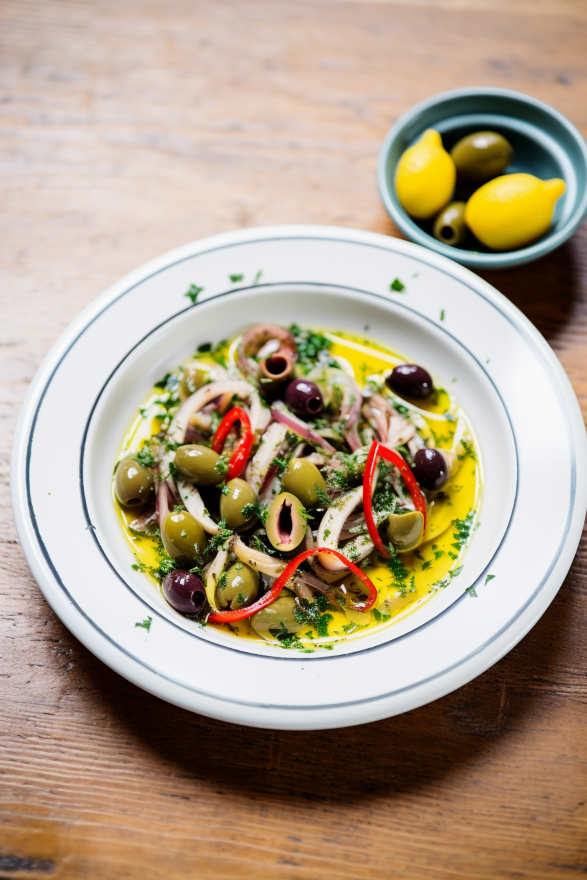 Garlic and Herb Marinated Olives_001