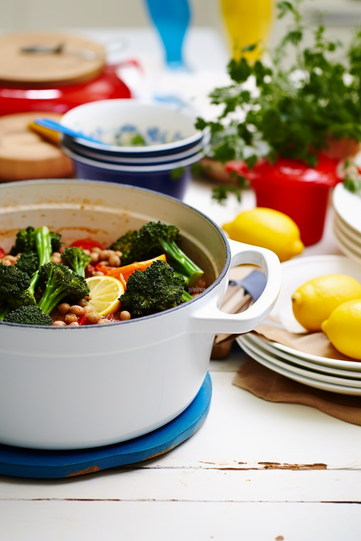 Greek Fasolada Soup with Smoked Paprika and Crispy Kale_001