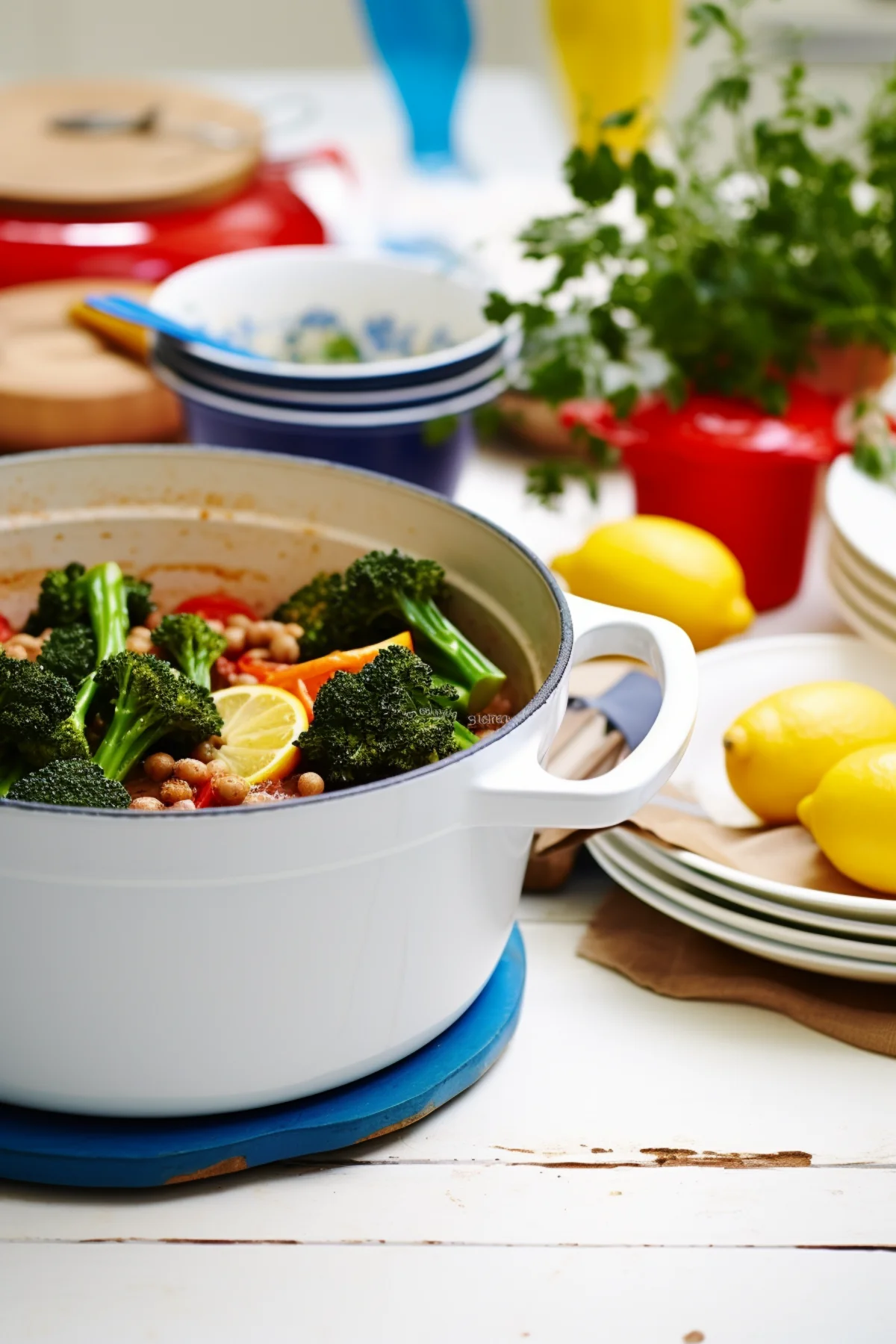 Greek Fasolada Soup with Smoked Paprika and Crispy Kale_001