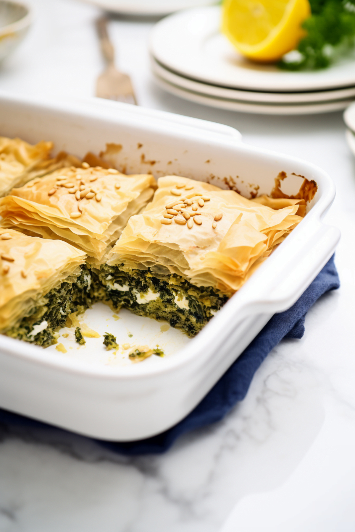 Greek Spanakopita with Spinach and Feta_001